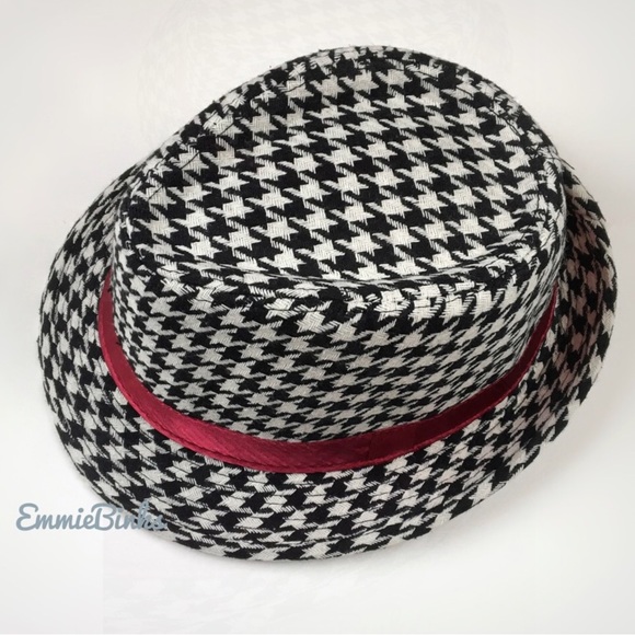 New Unisex Houndstooth University of Alabama Coach Bear Bryant Style  Fedora Hat - Picture 5 of 10